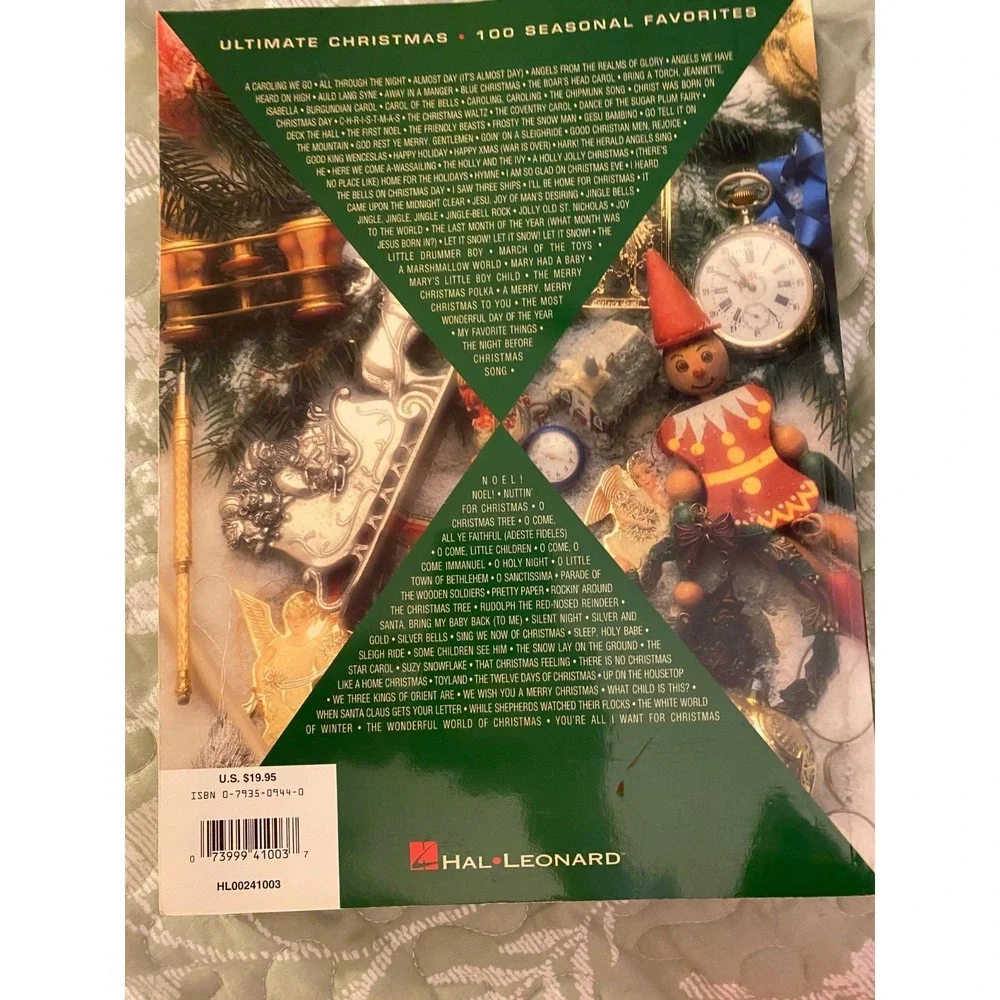 Easy Piano Ultimate Christmas Revised 100 Seasonal Favorites Music Book Holiday